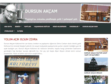 Tablet Screenshot of dursunakcam.com